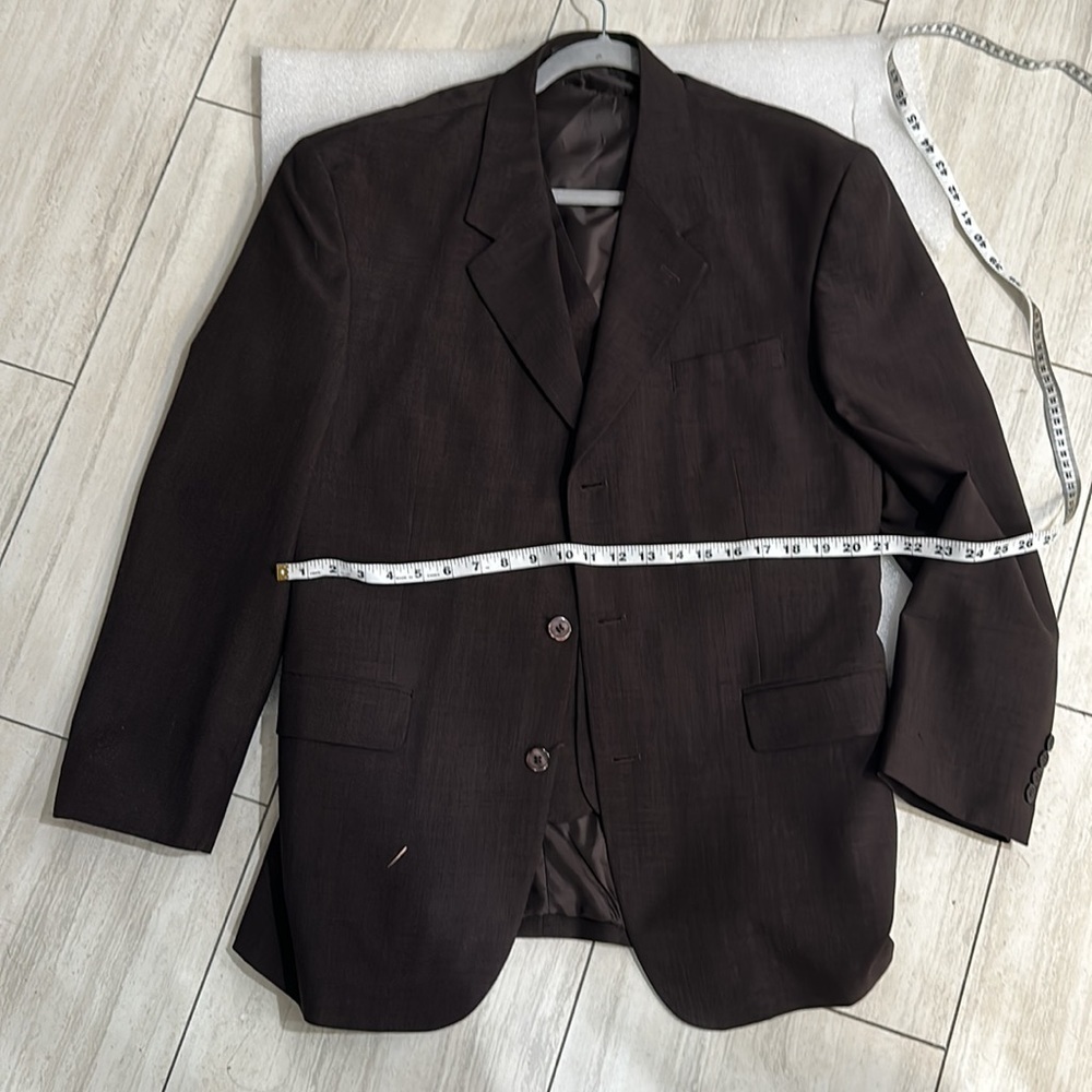 Bruno Rossetti Suit  jacket with vest size 42 - Picture 8 of 8